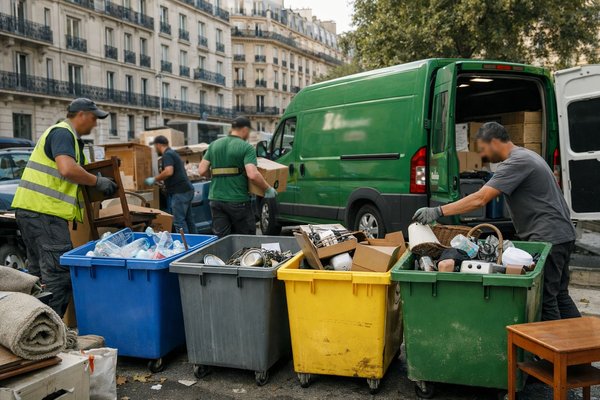 Services de débarras écologiques à paris : rapides et accessibles
